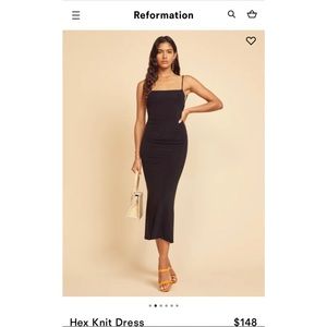 Reformation Hex Knit Dress